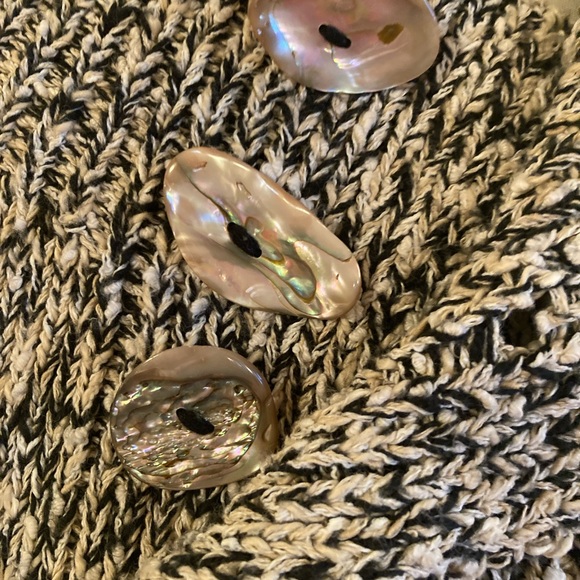 Amy Brill Cardigan Sweater with Shell Buttons - Picture 5 of 10